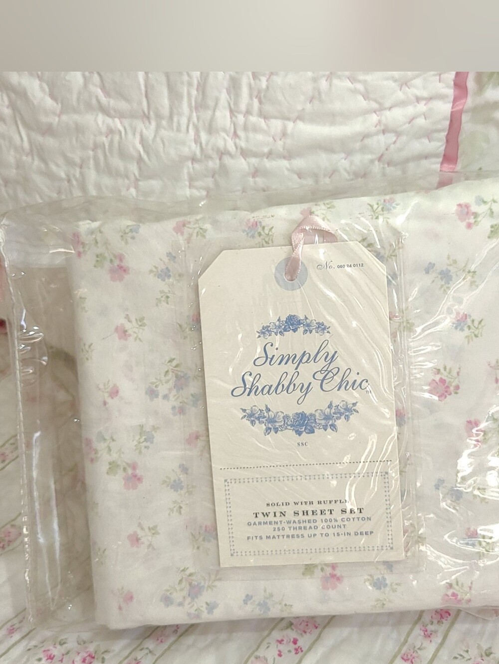 NEW Simply Shabby Chic Rachel Ashwell Twin Sheet Set